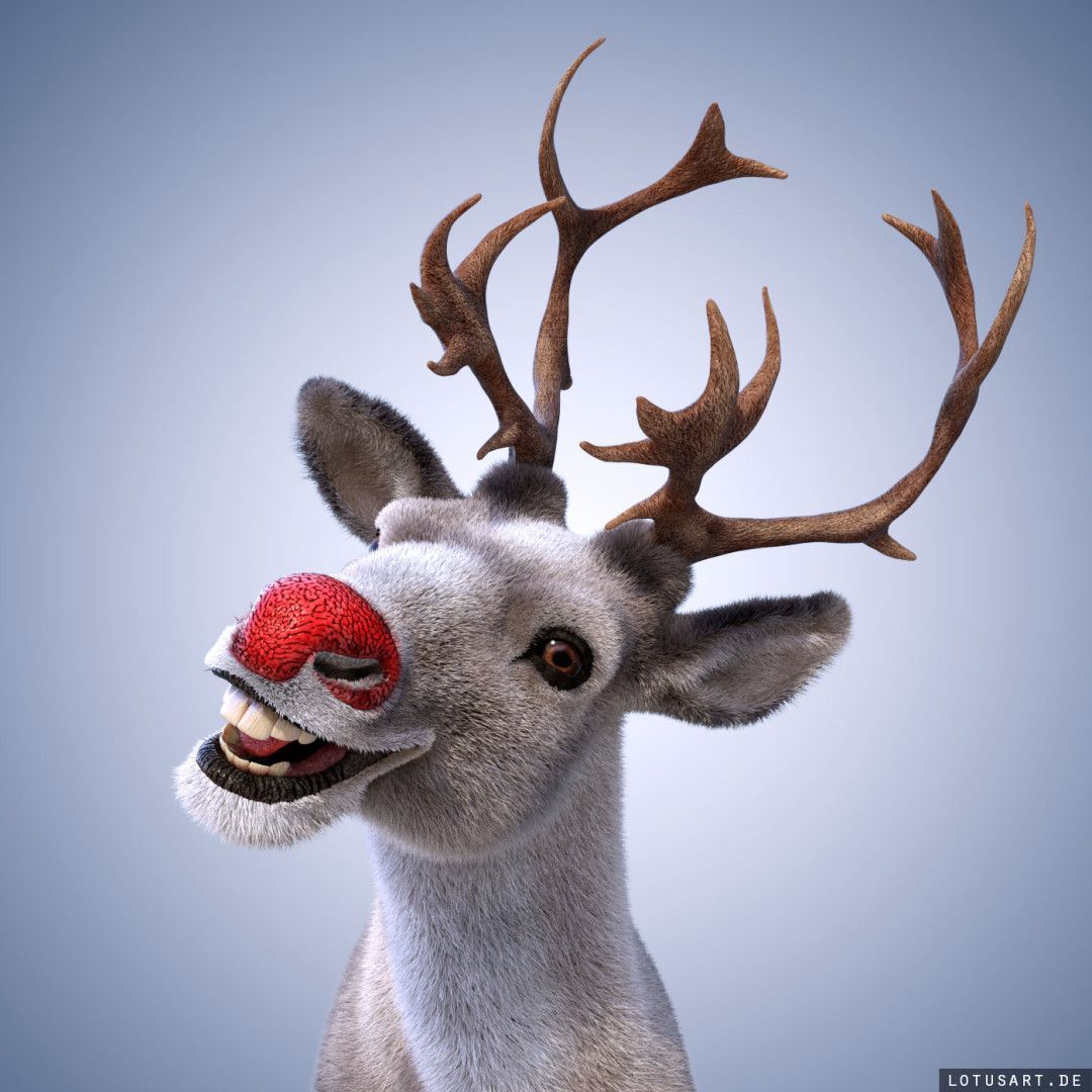3D_Elk_Reindeer-1080x1080 3D Elch Character für die <a href="https://en.volkswagen.com/en.html" rel="nofollow">“Volkswagen Passat”</a> Werbung