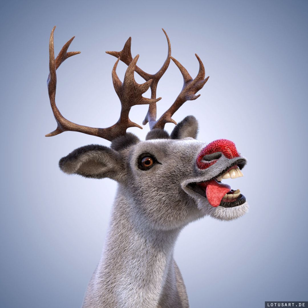 3D_Rentier_Elch-1080x1080 3D Elch Character für die <a href="https://en.volkswagen.com/en.html" rel="nofollow">“Volkswagen Passat”</a> Werbung