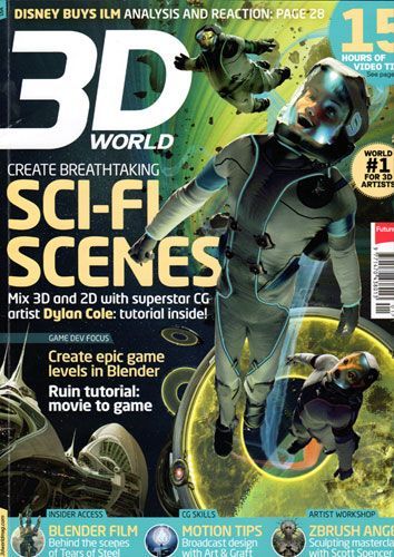 3D-World-magazine-cover 3D Portrait