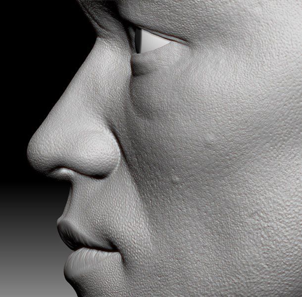 bruce-lee-high-res-details-01 3D Portrait