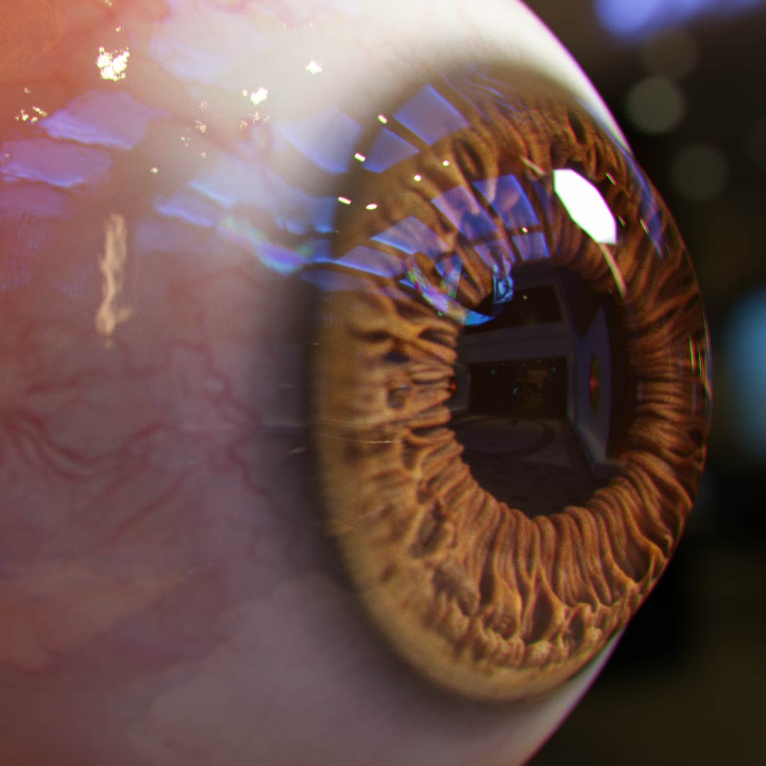 Close-Up_human_eye_iris_3d_CG_lotusart 3D Photorealistische Auge-Iris: computer-generiert